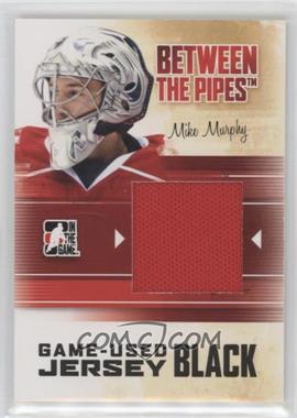 2010-11 In the Game Between the Pipes - Game-Used - Black Jersey #M-43 - Mike Murphy /120