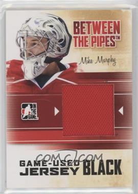 2010-11 In the Game Between the Pipes - Game-Used - Black Jersey #M-43 - Mike Murphy /120