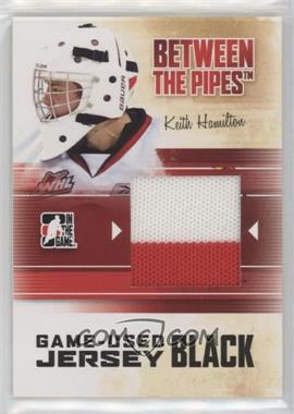 2010-11 In the Game Between the Pipes - Game-Used - Black Jersey #M-60 - Keith Hamilton /120