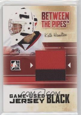 2010-11 In the Game Between the Pipes - Game-Used - Black Jersey #M-60 - Keith Hamilton /120