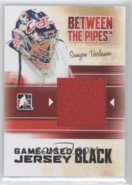 2010-11 In the Game Between the Pipes - Game-Used - Black Jersey #M-63 - Semyon Varlamov /120