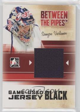 2010-11 In the Game Between the Pipes - Game-Used - Black Jersey #M-63 - Semyon Varlamov /120