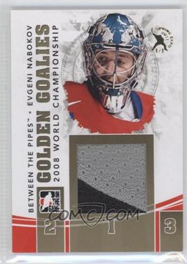 2010-11 In the Game Between the Pipes - Golden Goalies - Gold Spring Expo #GG-12 - Evgeni Nabokov /1
