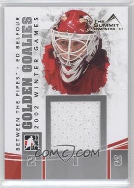 2010-11 In the Game Between the Pipes - Golden Goalies - Silver The Summit Edmonton #GG-06 - Ed Belfour /1