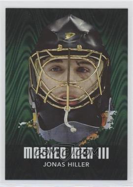 2010-11 In the Game Between the Pipes - Masked Men III - Emerald #MM-27 - Jonas Hiller /340
