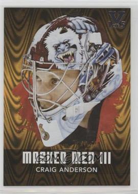 2010-11 In the Game Between the Pipes - Masked Men III - Gold ITG Vault Silver #MM-13 - Craig Anderson /5