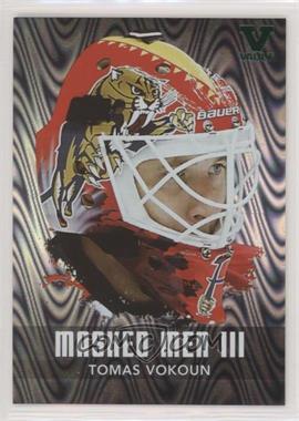 2010-11 In the Game Between the Pipes - Masked Men III - Silver ITG Vault Emerald #MM-49 - Tomas Vokoun [Noted]