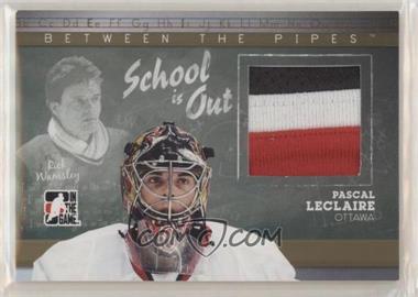 2010-11 In the Game Between the Pipes - School is Out - Gold #SO-02 - Pascal Leclaire /1