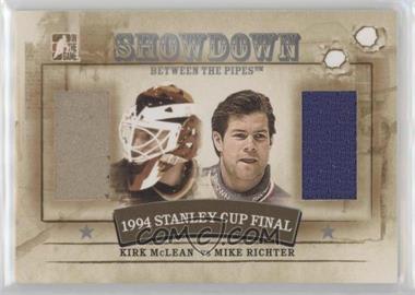 2010-11 In the Game Between the Pipes - Showdown - Silver #SD-03 - Kirk McLean, Mike Richter