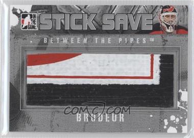 2010-11 In the Game Between the Pipes - Stick Save - Silver #SS-11 - Martin Brodeur /24