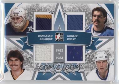 2010-11 In the Game Decades 1980s - All-Stars - Silver #AS-05 - Tom Barrasso, Michel Goulet, Ray Bourque, Mike Bossy