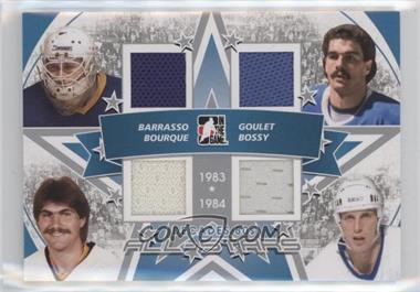 2010-11 In the Game Decades 1980s - All-Stars - Silver #AS-05 - Tom Barrasso, Michel Goulet, Ray Bourque, Mike Bossy