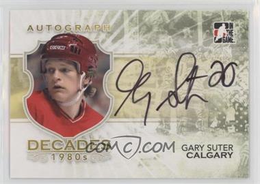 2010-11 In the Game Decades 1980s - Autographs #A-GS - Gary Suter