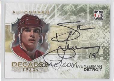 2010-11 In the Game Decades 1980s - Autographs #A-SY - Steve Yzerman