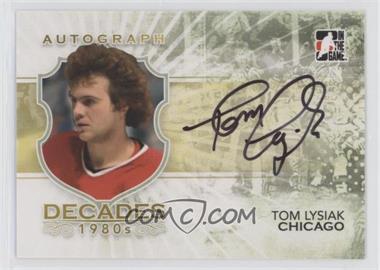 2010-11 In the Game Decades 1980s - Autographs #A-TL - Tom Lysiak
