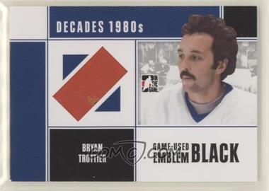 2010-11 In the Game Decades 1980s - Game-Used Emblem - Black #M-14 - Bryan Trottier