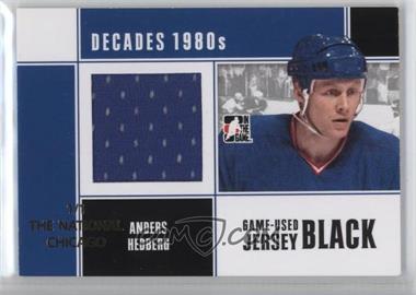 2010-11 In the Game Decades 1980s - Game-Used Jersey - Black National Convention Chicago #M-51 - Anders Hedberg /1