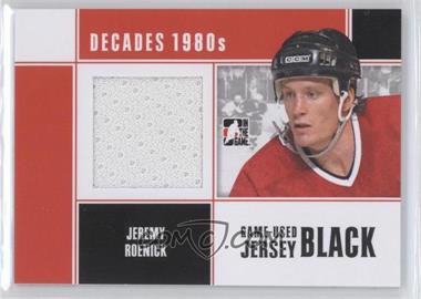 2010-11 In the Game Decades 1980s - Game-Used Jersey - Black #M-35 - Jeremy Roenick /120