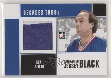 2010-11 In the Game Decades 1980s - Game-Used Jersey - Black #M-66 - Guy Lafleur /120 [EX to NM]