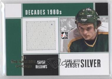 2010-11 In the Game Decades 1980s - Game-Used Jersey - Silver National Convention Chicago #M-11 - Brian Bellows /1