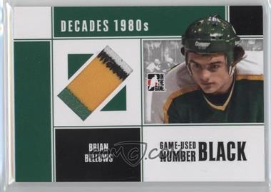 2010-11 In the Game Decades 1980s - Game-Used Number - Black #M-11 - Brian Bellows