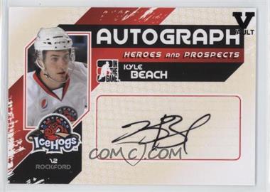 2010-11 In the Game Heroes and Prospects - Autographs - 2016 ITG Final Vault Black #A-KB - Kyle Beach