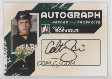 2010-11 In the Game Heroes and Prospects - Autographs #A-CS - Colton Sceviour