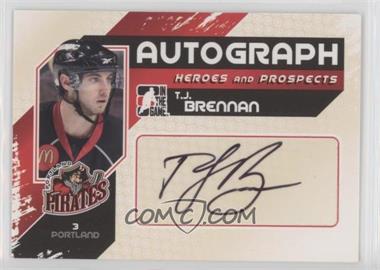 2010-11 In the Game Heroes and Prospects - Autographs #A-TBR - T.J. Brennan