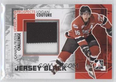 2010-11 In the Game Heroes and Prospects - Canada/Russia Challenge Game-Used - Black Jersey #CRM-35 - Logan Couture