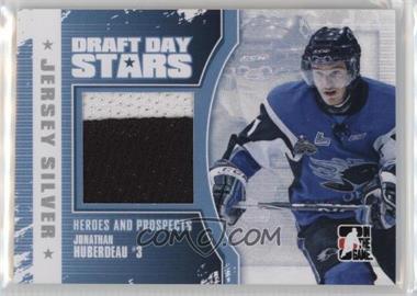 2010-11 In the Game Heroes and Prospects - Draft Day Stars - Silver Jersey #DDSM-03 - Jonathan Huberdeau