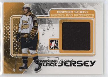2010-11 In the Game Heroes and Prospects - Game-Used - Black Jersey #M-03 - Brayden Schenn