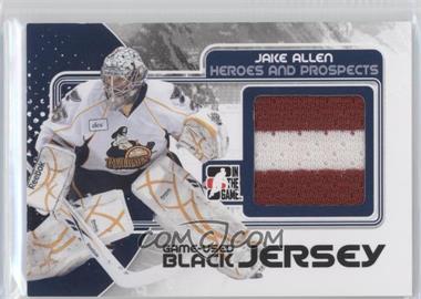 2010-11 In the Game Heroes and Prospects - Game-Used - Black Jersey #M-15 - Jake Allen