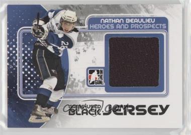 2010-11 In the Game Heroes and Prospects - Game-Used - Black Jersey #M-32 - Nathan Beaulieu