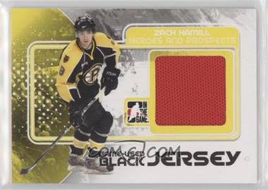 2010-11 In the Game Heroes and Prospects - Game-Used - Black Jersey #M-53 - Zach Hamill