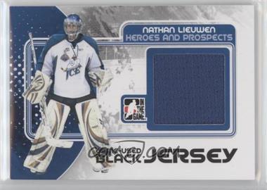 2010-11 In the Game Heroes and Prospects - Game-Used - Black Jersey #M-59 - Nathan Lieuwen