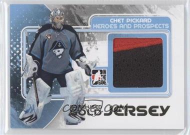 2010-11 In the Game Heroes and Prospects - Game-Used - Gold Jersey #M-07 - Chet Pickard