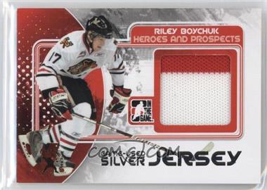 2010-11 In the Game Heroes and Prospects - Game-Used - Silver Jersey Spring Expo #M-39 - Riley Boychuk /1