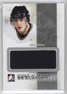 2010-11 In the Game Heroes and Prospects - Heroes Memorabilia - Silver #HM-03 - Rick Nash /30