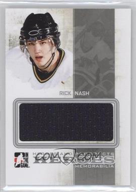2010-11 In the Game Heroes and Prospects - Heroes Memorabilia - Silver #HM-03 - Rick Nash /30