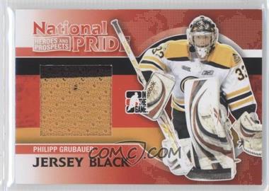 2010-11 In the Game Heroes and Prospects - National Pride - Black Jersey #NATP-09 - Philipp Grubauer