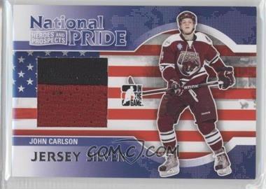 2010-11 In the Game Heroes and Prospects - National Pride - Silver Jersey #NATP-05 - John Carlson