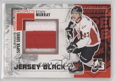 2010-11 In the Game Heroes and Prospects - Subway Series Game-Used - Black Jersey #SSM-22 - Ryan Murray