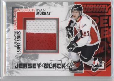 2010-11 In the Game Heroes and Prospects - Subway Series Game-Used - Black Jersey #SSM-22 - Ryan Murray