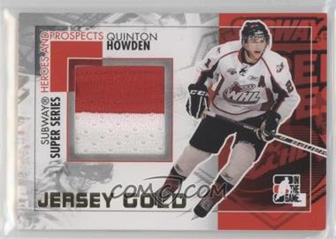 2010-11 In the Game Heroes and Prospects - Subway Series Game-Used - Gold Jersey #SSM-21 - Quinton Howden /10