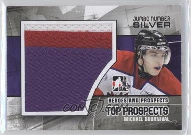 2010-11 In the Game Heroes and Prospects - Top Prospects - Jumbo Silver Number #JM-15 - Michael Bournival