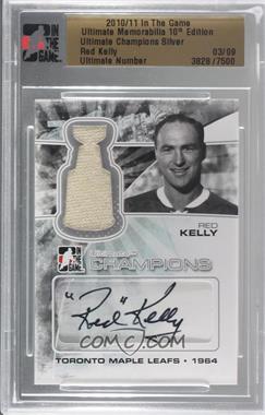 2010-11 In the Game Ultimate Memorabilia 10th Edition - Champions - Silver #_REKE - Red Kelly /9 [Uncirculated]