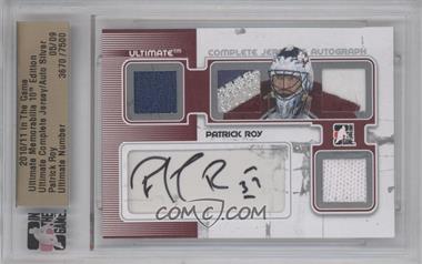 2010-11 In the Game Ultimate Memorabilia 10th Edition - Complete Jersey and Autograph #_PARO - Patrick Roy /9