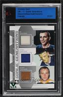 Ed Giacomin, Terry Sawchuk, Gerry Cheevers [Uncirculated] #/1