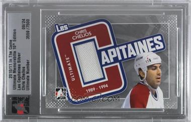 2010-11 In the Game Ultimate Memorabilia 10th Edition - Les Capitaines - Silver #_CHCH - Chris Chelios /24 [Uncirculated]
