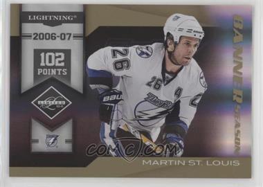 2010-11 Limited - Banner Season - Gold Spotlight #16 - Martin St. Louis /24